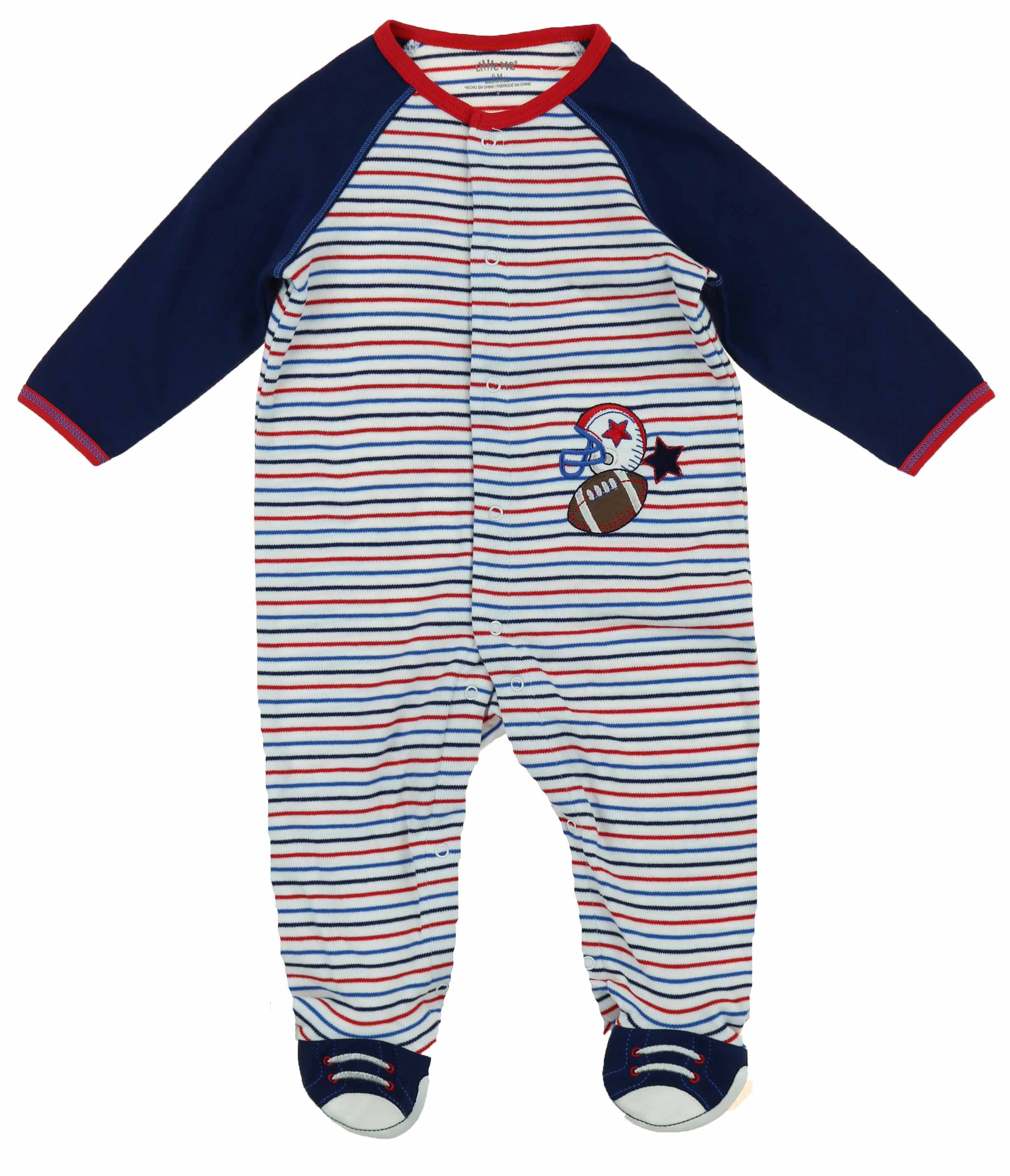 little me footie pajamas