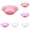 Mixed, variant on 1 Pcs Round Wash Basins, Lightweight Portable Stackable Small Tub Set for Washing Face, Fruits, Dishes, Bottles, Home Kitchen Sink and Camping, White