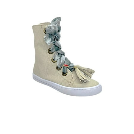 

Syslaffitte Boots Sneaker Boots for women with exchangeable ribbon laces