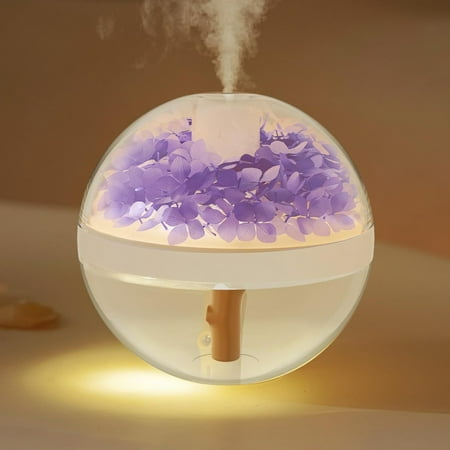

USB Aromatherapy Humidifier With Light Large Capacity 270Ml Quiet Cool Mist Humidifier For Bedroom Car And Office Easy To Clean