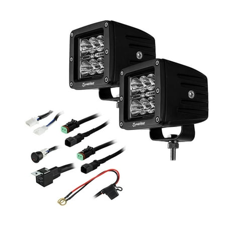 - Heise Led Lighting Systems HE-CL3S2PK Heise 6 Led Cube Light - Spot Beam - 3