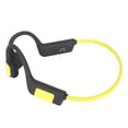 thumbnail image 3 of NFTIGB Open Ear Headset 32GB Memory Bone Conduction Swimming Diving Sports Headphones, IPX8 Waterproof Wireless Bluetooth 5.3 Earphones, Lightweight Silicone Magnetic Charging, Yellow, 3 of 9