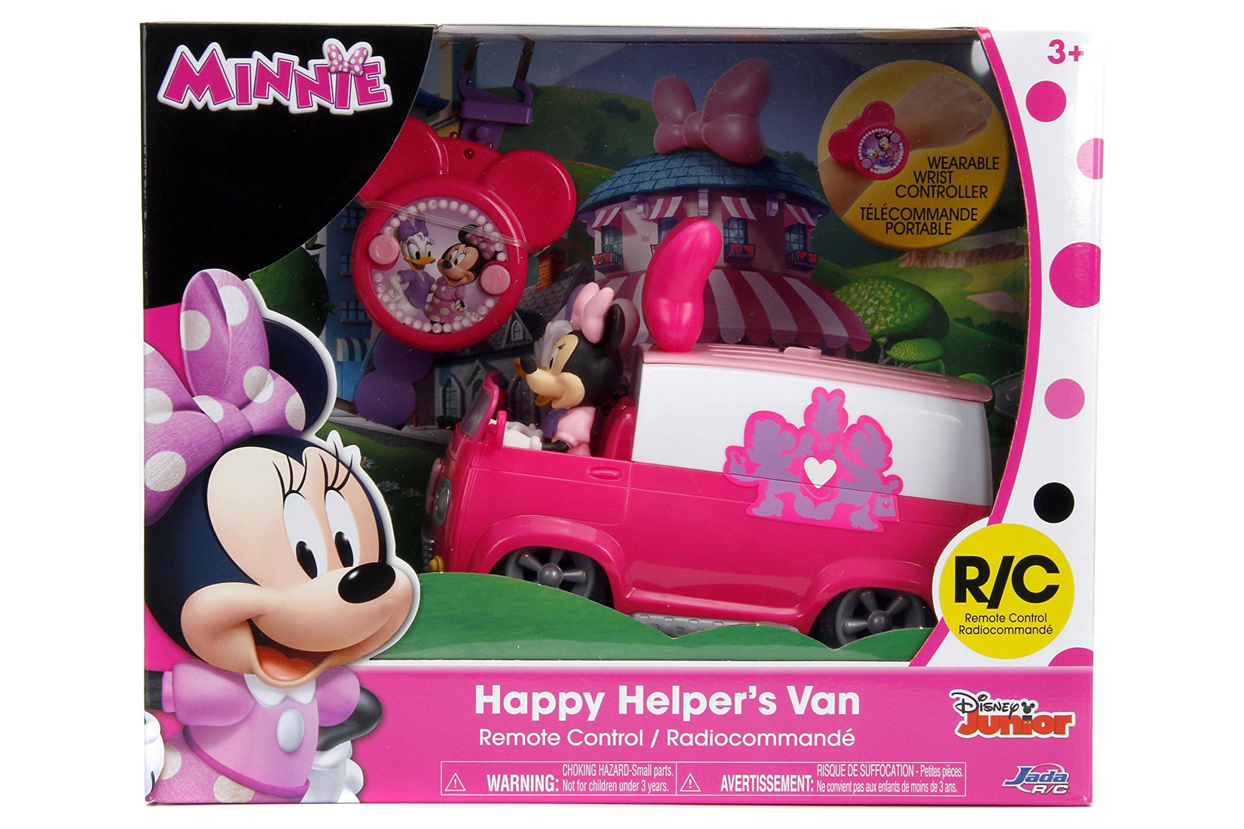 Disney Junior Minnie Mouse Pink Remote Control Car With Polka Dots Great 🎁