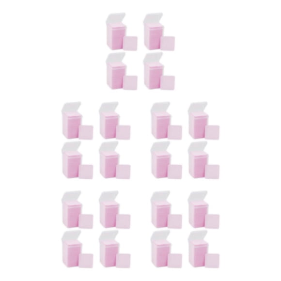 Qarigey 4 Juegos De Almohadillas Quitaesmalte De Uñas Sin Pelusa Rosa
