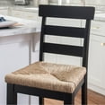 thumbnail image 5 of Linon Eliza 26 in. Counter Stool - Black, 5 of 9