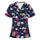 thumbnail image 2 of Puntoco Mujeres Animal Print Casual Manga corta Cuello en V Carer top Puntoco Puntoco-877, 2 of 4