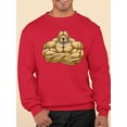 thumbnail image 2 of Strong Pitbull Sweatshirt Men -Image by Shutterstock, Male Small, 2 of 4