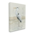 thumbnail image 3 of Stupell Industries Heron Bird Riverbank Watercolor Coastal Painting Gallery Wrapped Canvas Print Wall Art, 3 of 5