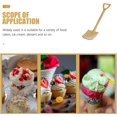 thumbnail image 4 of Stainless Steel Shovel Shaped Spoons: 20pcs Shovel Shape Coffee Spoon Stainless Steel Shovel Shape Spoons Mini Stainless Steel Ice Cream Spoon Stirring Spoons Style 2, 4 of 5