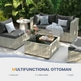 thumbnail image 6 of UDPATIO Patio Furniture Sets, Modular Rattan Outdoor Patio Sectional Furniture Sofa Set, Wicker Patio Conversation Set for Backyard, 6 of 8