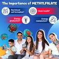 thumbnail image 2 of Center-Filled 5-MTHF Folate L-Methylfolate Gummies - Sugar-Free MTHFR Vitamins B Complex Support with Methylated B1, B6 and B12 Cofactor - Mood, Behavior, Cognition - 60 Count, 2 of 6