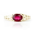 thumbnail image 5 of Galaxy Gold 1.15 ct 18K Solid Gold Filigree Solitaire Ring Ruby 2330 (5.5), 5 of 5