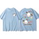 thumbnail image 1 of Camisetas Kawaii Sanrio Kuromi Pochacco Cinnamoroll My Melody Harajuku para mujer, camiseta Ullzang con gráfico de Anime, camiseta Y2K para mujerBlue-Pochacco, 1 of 5