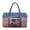 American Flag, variant on KUIFORTI Light Blue Shark Print Quilted Tote Bag for Women, Large Capacity Fashion Weekender Travel Gym Duffle Bag, Versatile Work Yoga Overnight Bags with Zipper