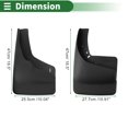 thumbnail image 3 of Unique Bargains Mud Flaps Splash Guards Mud Guards for Chevrolet Silverado 1999-2006 W/ Mount Accessories, 3 of 6