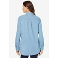 thumbnail image 2 of Roaman's Women's Plus Size Olivia Denim Big Shirt, 2 of 4