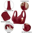 thumbnail image 4 of jobturf Bras for Women Wireless Jelly Plus Size Supportive Seamless Bralettes Full Coverage Push Up Comfortable No Underwire Tshirt Bras, 4 of 9