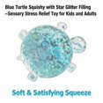 thumbnail image 2 of Squishy Turtle with Star Glitter Filling, Single Pack, Blue, for Kids and Adults, Squeeze Toy, 2 of 3