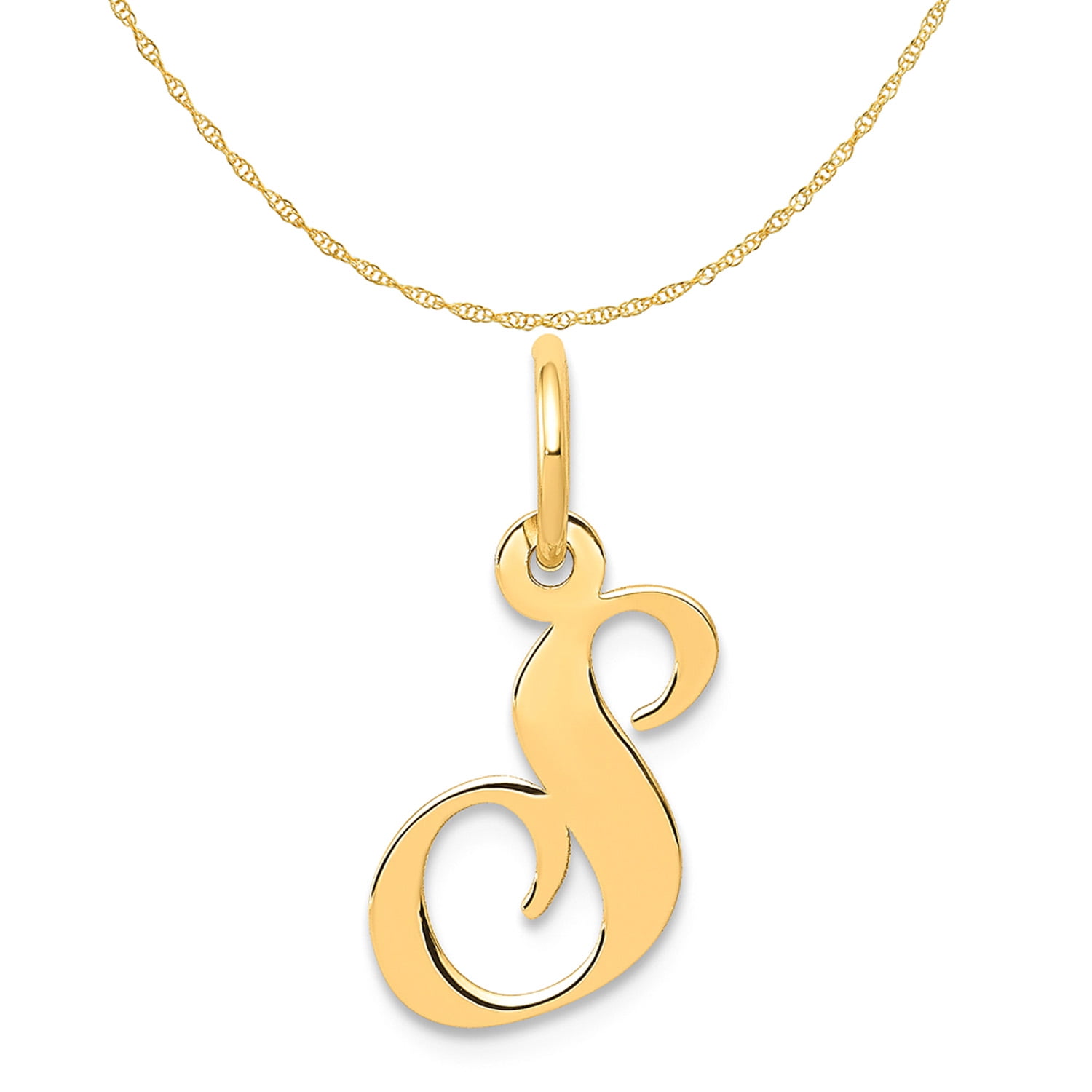 Cursive sale s pendant