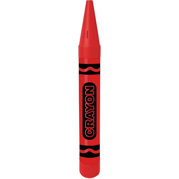 PMU Giant Crayon Bank 36 Inch Red Color Pkg/1
