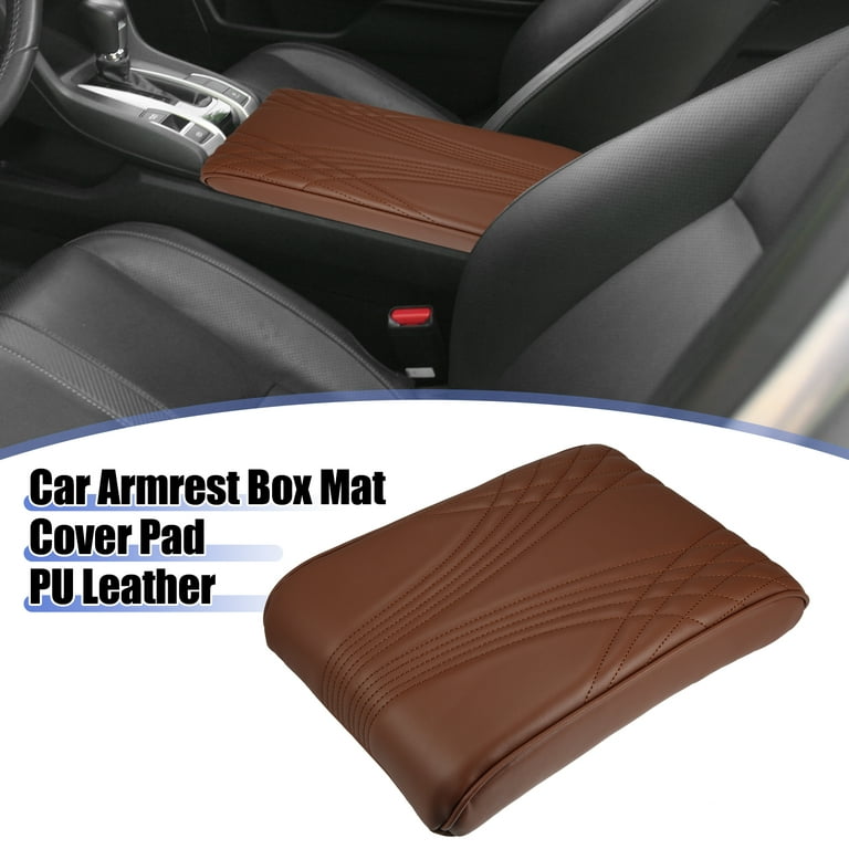 Car Armrest Box Cover Center Console Arm Rest Cushion With Storage