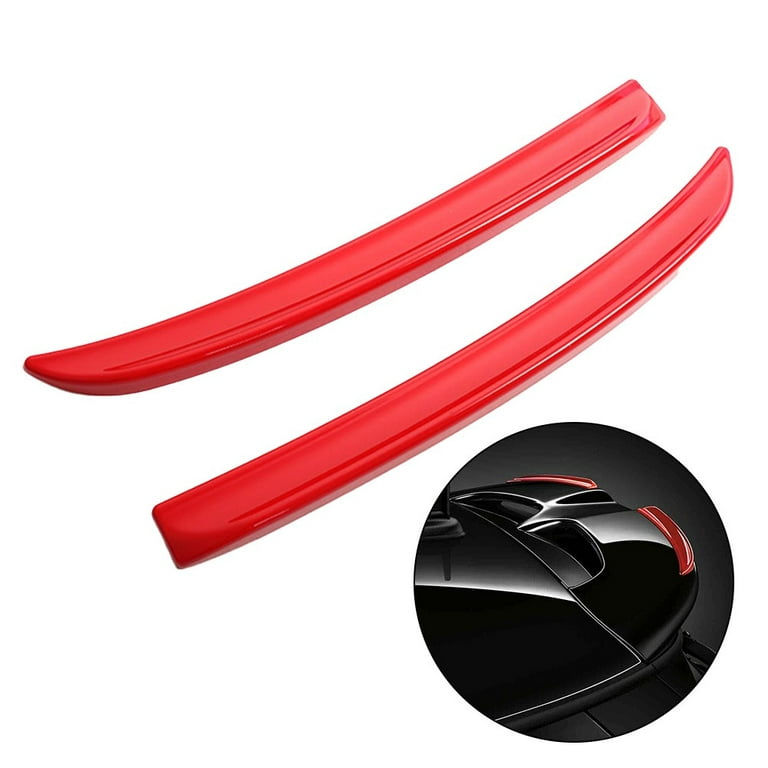 Red Rear Wing Trim Spoiler Extension Lip Fins For Mini Cooper F56