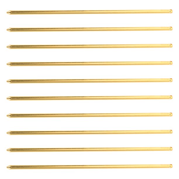 FELTECHELECTR 10Ud Horquillas Para Bun Estilo Chino Dorado Para Uso En Bodas Y Eventos Especiales