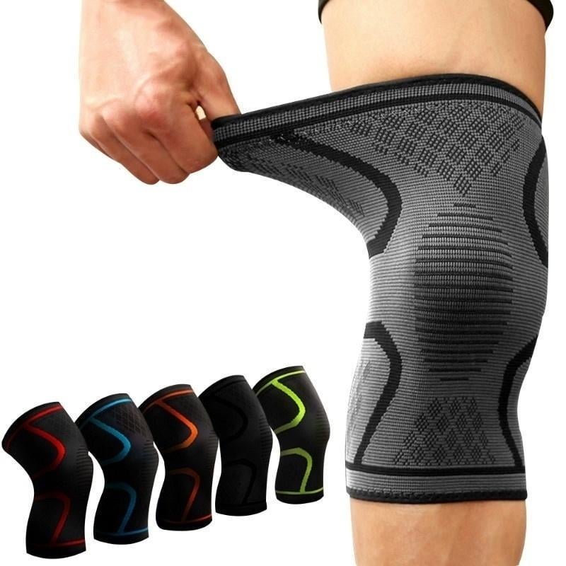 2X Fitness Running Cycling Knee Support Braces Elastic Nylon Sport Knee Pad Men 