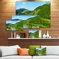 thumbnail image 3 of Montagnes Vertes et Rivière - Impression sur Toile Paysage, 3 of 4