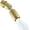Polished Brass, variant on Solid Lead-Free Metal 1.25 GPM Award Winning. Ultra Low Flow Shower Head with Trickle Valve. Patented Nozzle Never Clogs - Matte Black Finish