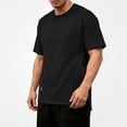 thumbnail image 2 of RongHuan Mens Big and Tall Tshirts Casual Athletic Shirt Oversize Tshirt Short Sleeve Versatile T-Shirt, 2 of 8
