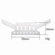 thumbnail image 3 of Stainless Steel Chassis Armor Front Protector Plate for MN D90 D99 MN99S 1/12 RC Car Upgrade Parts, 3 of 5
