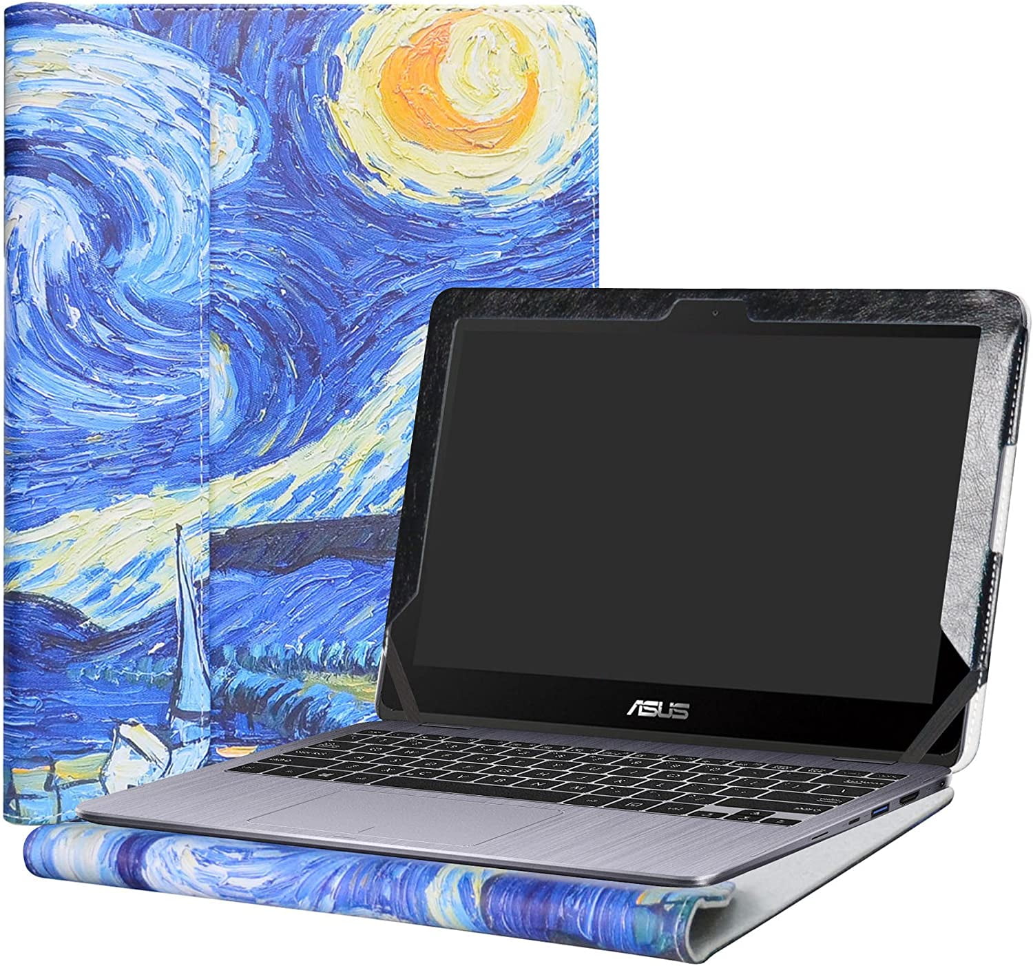 Alapmk Protective Case For 15.6" Laptops – Compatible With HP, ASUS, Lenovo, Dell Models (Black)