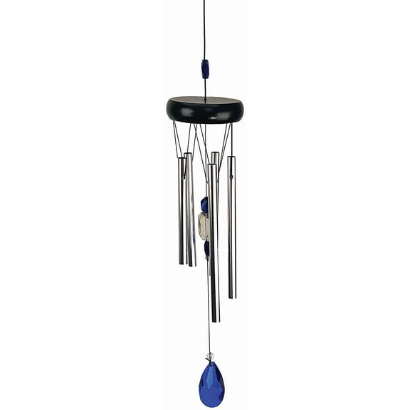 Spoontiques Blue Crystal Wind Chime