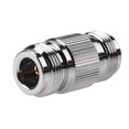 thumbnail image 1 of Adaptador de conector coaxial RF tipo N a conector de cobre plateado, 1 of 3