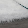 thumbnail image 6 of 5x7 Feet Ultra Soft Faux Fur Sheepskin Area Rug, 3.5-inch Thick Modern Indoor Fluffy Shaggy Rug for Bedroom, Livingroom and Dorm Decorative, High Pile Non-Slip Carpet, White, 6 of 7