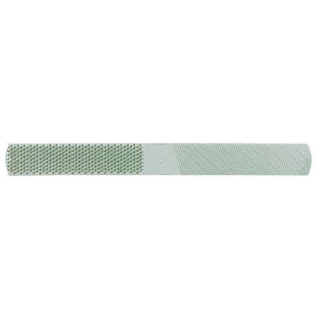 - Nicholson 18924NN Rasp and File, Rasp/Single/Double Cut, 8 in L, Half Round Shape