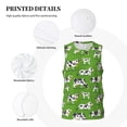 thumbnail image 6 of Easygdp Cows With Calfs Green Men's Mesh Basketball Jersey Quick Drying Sleeveless Shirts Fitted Muscle Tank Tops Sport Round Neck T-Shirt - X-Large, 6 of 9