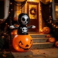 thumbnail image 2 of ICQOVD Halloween Inflatable Pumpkin Skull Light,Waterproof LED Halloween Decoration for Yard,Lawn,Garden,Porch and Outdoor Party Decor, 2 of 7
