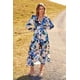 thumbnail image 3 of Vestido Midi Floral PRETTYGARDEN de Manga Larga con Escote en V Talla Grande, 3 of 9
