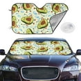 thumbnail image 4 of Goofa Avocado Doing Sport Printed Car Windshield Sunshade,Foldable Reflective Sun Visor,UV Protection Heat Blocker Sunshade,Car Cooling Accessory-, 4 of 7