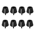 4 Pairs 30x20mm Rubber Feet Anti Vibration Base Pad Stand for Speaker Guitar Amplifier W Screws