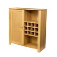 thumbnail image 5 of HQZX Rattan Storage Cabinet with 2 Adjustable Shelves,Dining Cabinet,Wine cabinet for Living Room, 5 of 12