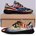thumbnail image 3 of Happy Independence Day Chow Chow Shoes Sneakers Black Size 11.5, 3 of 7