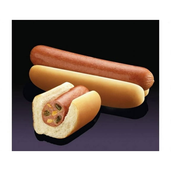 Nathans Famous Jalapeno and Cheese Franks - 100 per case.