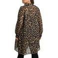 thumbnail image 4 of ZANZEA Women Long Sleeved Leopard Printed Cardigan Casual Blouse Jackets FZH, 4 of 5