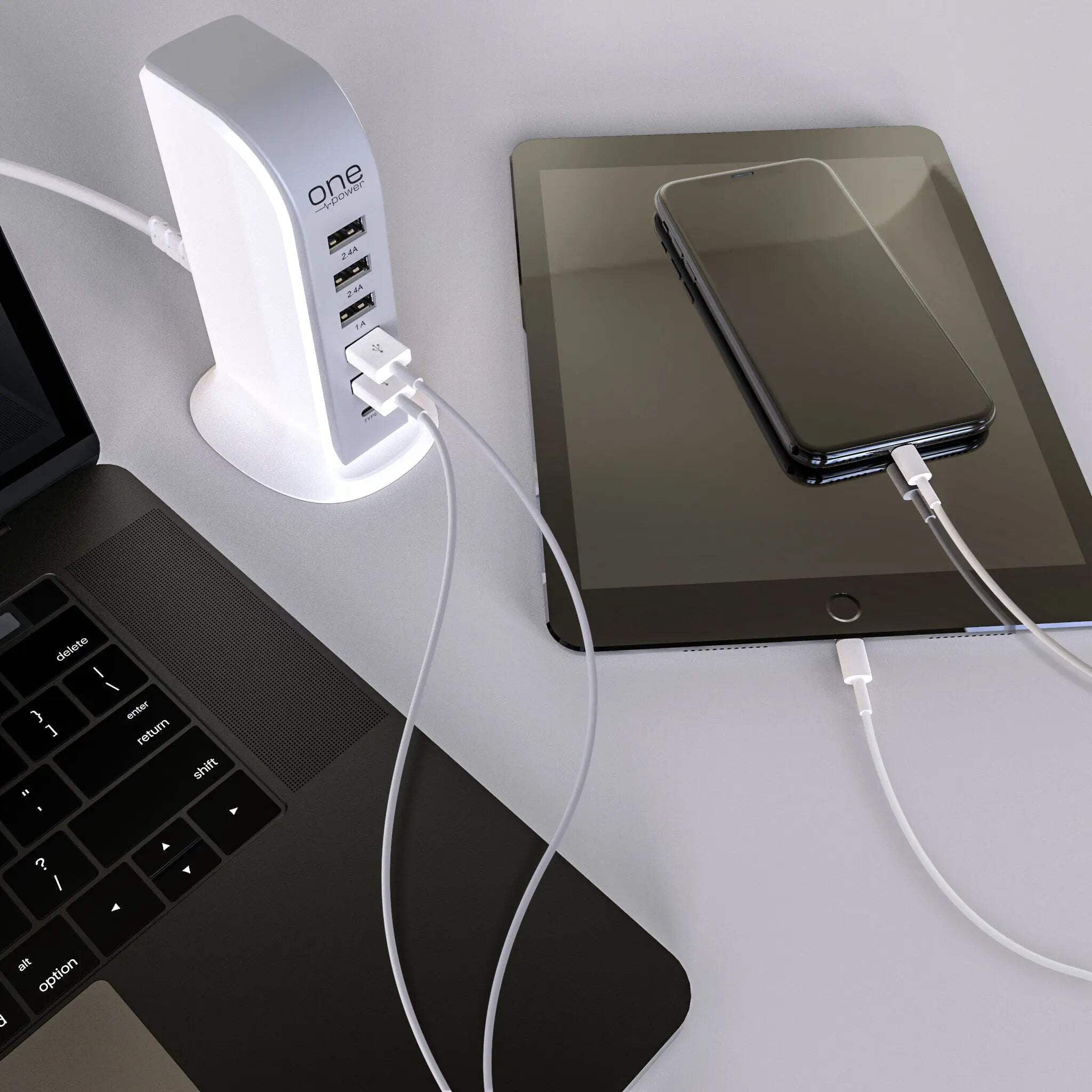 Promounts 6-Port USB-C Hub with Power Cable