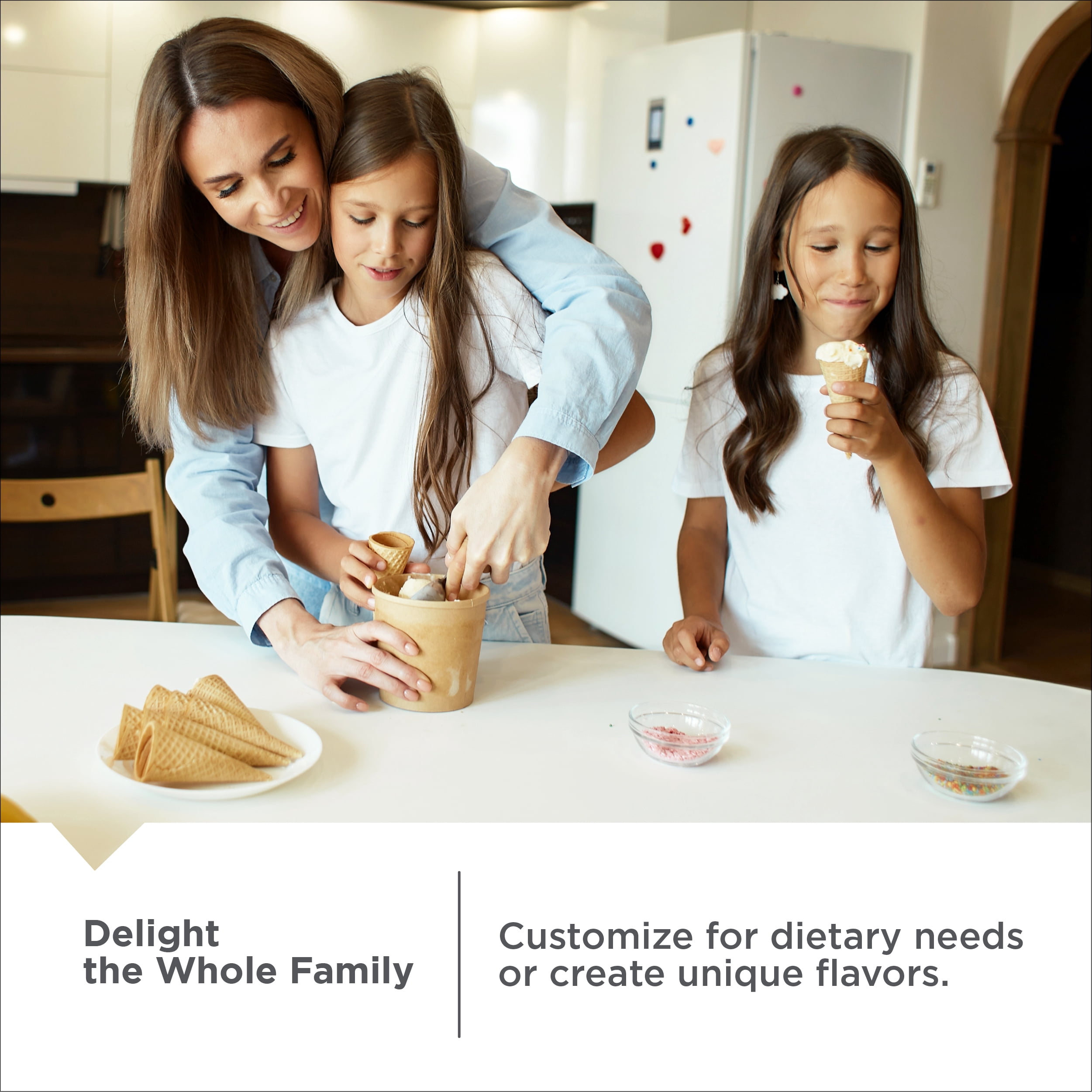 BLACK+DECKER Ice Cream Maker for Frozen Treats, Milkshakes, Sorbet, Gelato, Mix-Ins, Yogurt Ice Cream