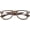 Brown, variant on Clear Lens Non-Prescription Retro Nerd Glasses for Men Women Costume Cosplay Pretend Fake Eyewear