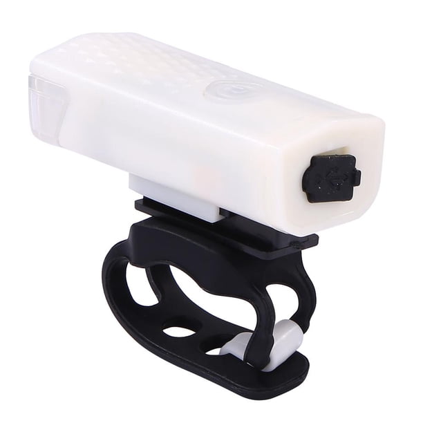 Faro De Bicicleta Mountain Bike Headlight USB Recargable Super Bright Riding Tool (Blanco) Likrtyny Accesorios para bicicletas